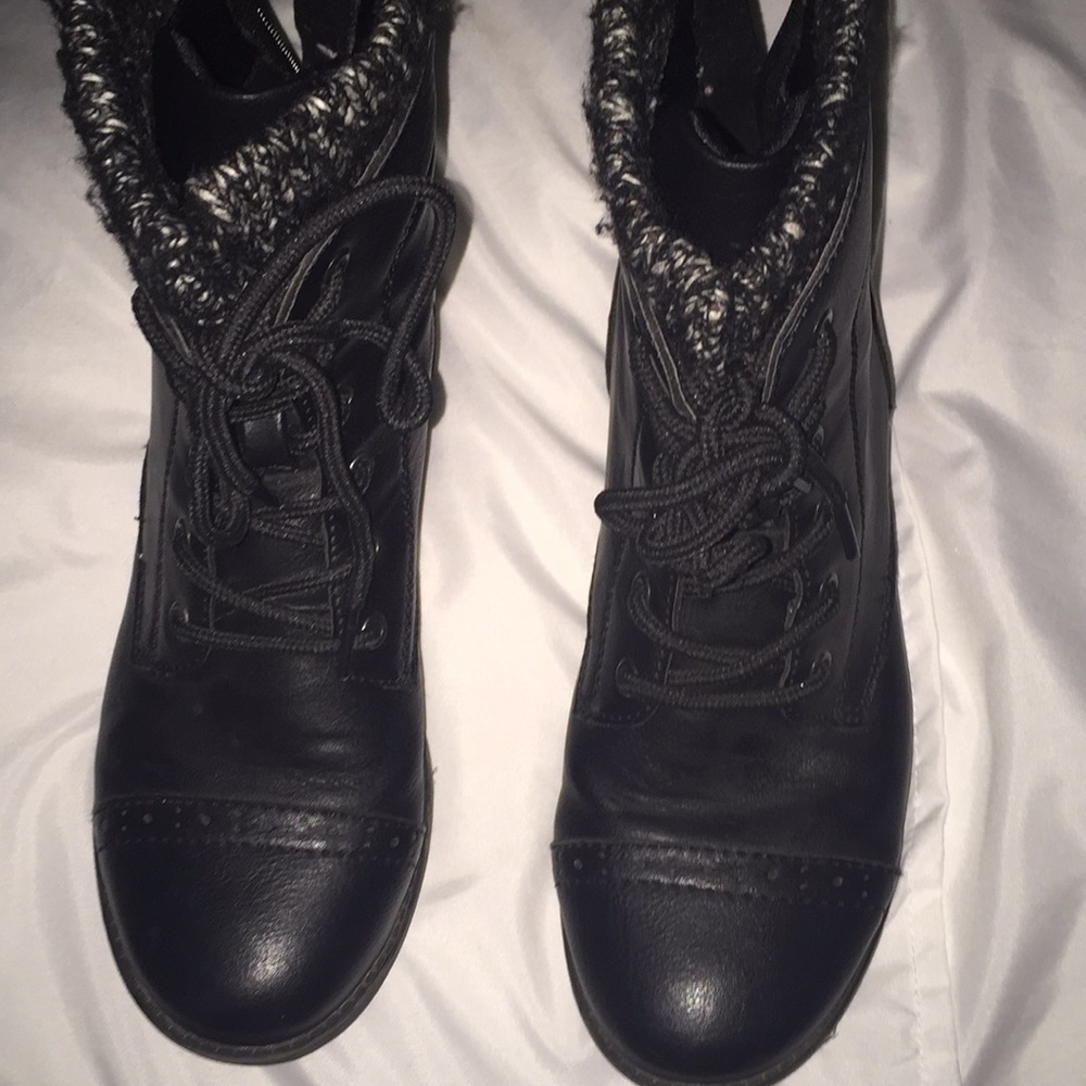 Black boots